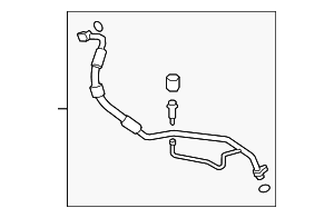 AC Tube - Audi (4M1-820-740-K)