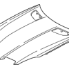 Hood - Mercedes-Benz (171-880-00-57-28)