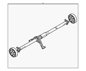 Drive Shaft Assembly - Audi (5QF-521-101-P) Drive Shaft Assembly - Audi (5QF-521-101-P)