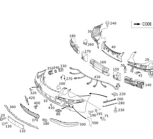 Nut Holder - Mercedes-Benz (001-990-75-91)