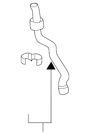 Rear Hose - Volkswagen (5Q0-122-449-B)