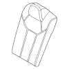 Seat Back Cover - BMW (52-20-9-503-606)