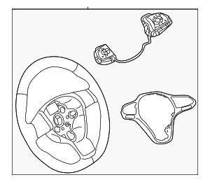Steering Wheel - Volkswagen (2GJ-419-089-C-TUY)