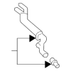 Engine Coolant Hose - Audi (4H0-121-060-G)