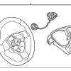 Steering Wheel - Volkswagen (3QF-419-091-M-E74)