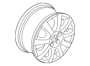 Wheel, Alloy - Volkswagen (2GJ-601-025-J-FZZ)