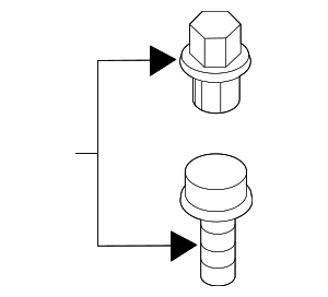 Wheel Bolt - Volkswagen (WHT-001-814-B-522)
