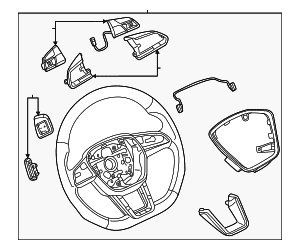 Steering Wheel - Audi (4J3-419-091-B-ITD) Steering Wheel - Audi (4J3-419-091-B-ITD)