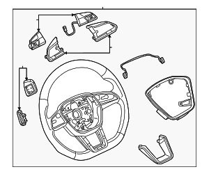 Steering Wheel - Audi (4J3-419-091-B-TPE)