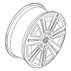 Wheel, Alloy - Volkswagen (5GM-601-025-R-88Z)