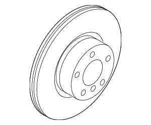 Disc Brake Rotor Front - BMW (34-10-6-880-072)