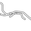 Reservoir Hose - Volkswagen (7L0-121-156-E)