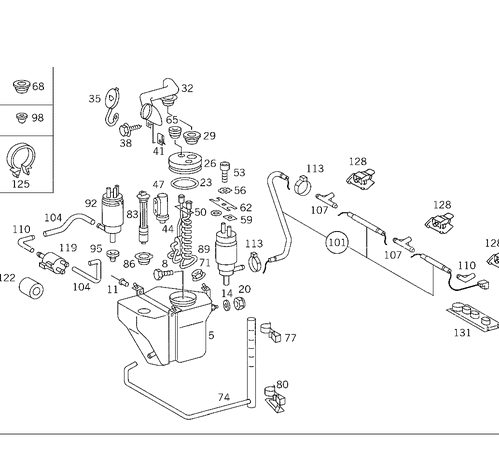 Heater - Mercedes-Benz (140-830-01-61)