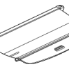 Back Glass Sunshade - Audi (4K9-863-553-B-94H)