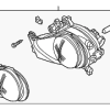 Fog Lamp Assembly - BMW (63-17-6-900-221)