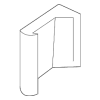 Belt Weather-Strip Gasket - BMW (51-35-7-453-851)