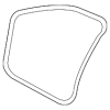 Weather-Strip On Body - Audi (80A-831-721-C)