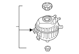 Engine Coolant Reservoir - Audi (4KE-121-405-A)