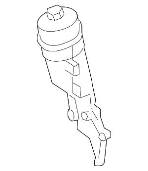 Oil Filter Housing - Mercedes-Benz (156-180-04-10) Oil Filter Housing - Mercedes-Benz (156-180-04-10)