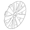 Wheel Cover - Volkswagen (5C0-601-147-QLV)