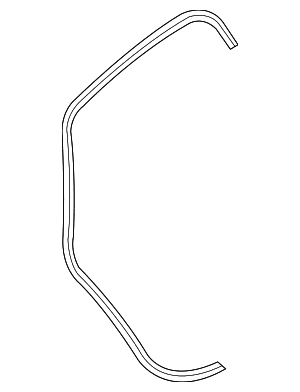 Surround Weather-Strip - Audi (8E9-833-721-F)