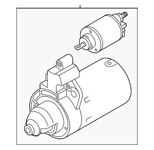 Starter Motor - Audi (02E-911-023-SX)