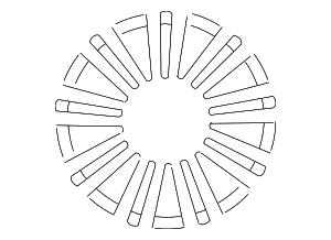 Wheel, Alloy - Volkswagen (561-601-025-C-8Z8)