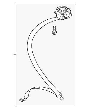 Seat Belt Assembly - Audi (8W8-857-806-A-JXE)