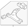 Lower Control Arm - Audi (1K0-407-152-BC)