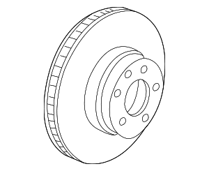 2000-2003 BMW X5 - Disc Brake Rotor - BMW (34-11-6-794-304)