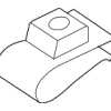Fender Liner Nut - BMW (07-14-7-193-344)