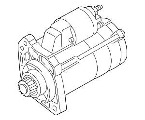 Starter Motor - Audi (0P2-911-022-A) Starter Motor - Audi (0P2-911-022-A)