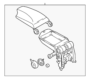 Armrest Assembly - BMW (51-16-9-110-501)