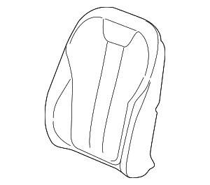 Seat Back Cover - BMW (52-10-8-493-375) Seat Back Cover - BMW (52-10-8-493-375)