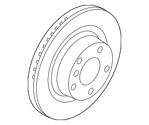 Disc Brake Rotor Rear - BMW (34-20-6-894-382)