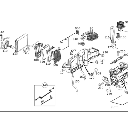 Condensation Hose - Mercedes-Benz (204-832-00-00)