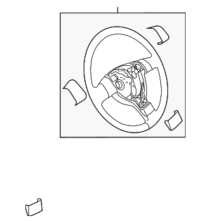 Steering Wheel - Volkswagen (3C8-419-091-CA-E74)