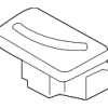 Center Seat Belt Cover - Audi (8K0-857-763-4PK)