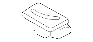 Center Seat Belt Cover - Audi (8K0-857-763-4PK) Center Seat Belt Cover - Audi (8K0-857-763-4PK)