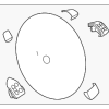 Steering Wheel - Volkswagen (5K0-419-091-J-E74)
