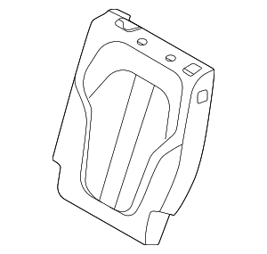 Seat Back Cover - BMW (52-10-8-493-890) Seat Back Cover - BMW (52-10-8-493-890)