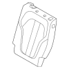 Seat Back Cover - BMW (52-10-8-493-906)