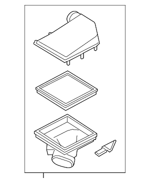 Air Cleaner Assembly - BMW (13-71-7-582-311) Air Cleaner Assembly - BMW (13-71-7-582-311)