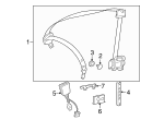 51b52e4ffe35ae053b2c243aeb15fb75-1 Lap & Shoulder Belt - Mercedes-Benz (219-860-03-86-9C94)