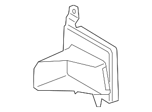 Radiator Support Air Duct - BMW (51-74-8-059-696)