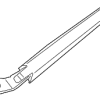 Back Glass Wiper Arm - BMW (61-62-7-423-866)