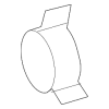 Engine Coolant Pipe Clamp - Audi (06B-145-917-A)