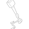 Seat Belt Receptacle - Audi (4K8-857-755-M-MNB)