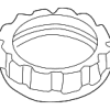 Union Nut - Audi (8N0-201-375-A)