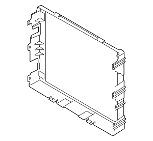 Radiator Support Air Duct - Volkswagen (1EK-122-135-C)
